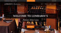 Desktop Screenshot of lombarditrattoria.com